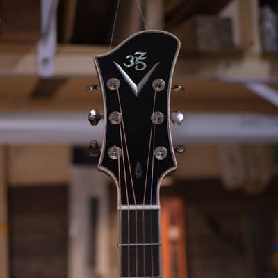 Rancourt History’s Legacy Collection 16" Acoustic Teardrop Archtop 2018 - Black Gloss Top / Natural Body and Neck image 13