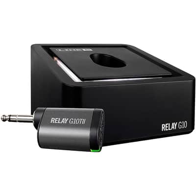 Line 6 Relay G10 Wireless Guitar System With G10TII Transmitter Regular  Black