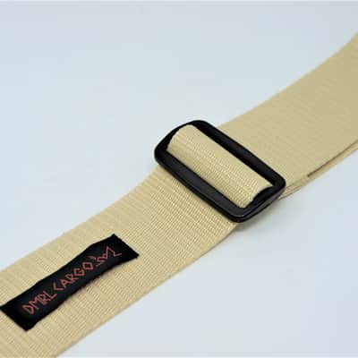 Cargoleni Cargoleni guitar strap x ivory gilmour hendrix vintage  ivory image 4