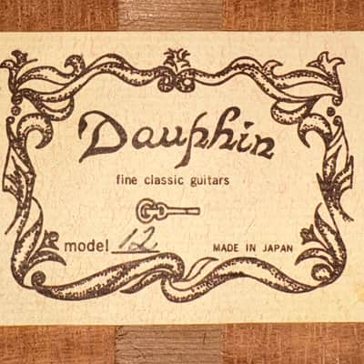 1970’s-1980’s Dauphin Model 12 Classical Guitar Made in Japan image 4