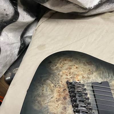 Cort KX Series KX500MS 7-string Multi-scale Guitar 2019 Dust Black image 3