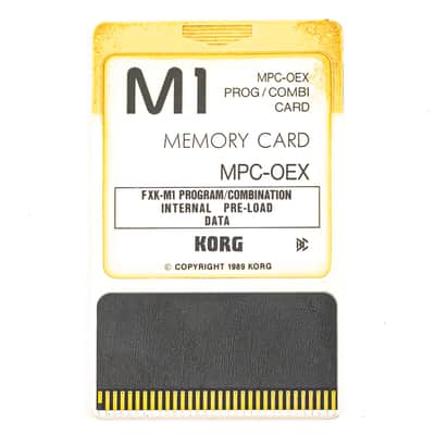 Korg M1 MPC-OEX FXK-M1 Program / Combination Internal Preload Card