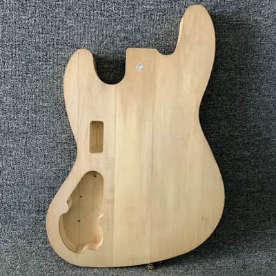 Unfinished Jazz Bass Style Body with Active Routing, Right Hand image 5