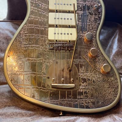 James Trussart Steel Master 2012 - Shiny antique gold gator image 5
