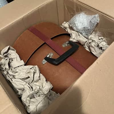 Vintage Sonor Z 6010 Original Vulkanfiber Drum Case for 10"x10" Tom - Made in Germany image 4