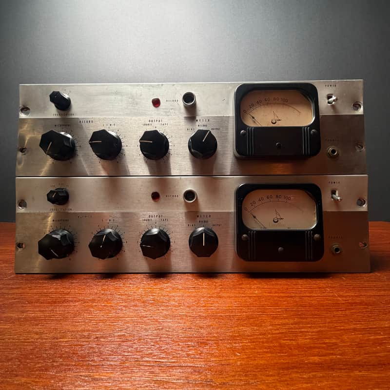 TEAC Berlant Concertone 507 Tube Preamplifier stereo Pair Tam radio Tamura TR-405 output transformers vintage ( Ampex 350 351 ) image 1