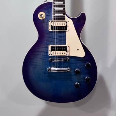 2021 Gibson Les Paul Traditional Pro V - Blueberry Burst image 8