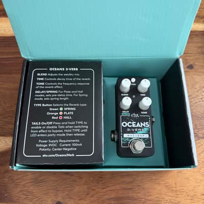 Electro-Harmonix Pico Oceans 3-Verb Reverb 2023 - Present - Black image 1