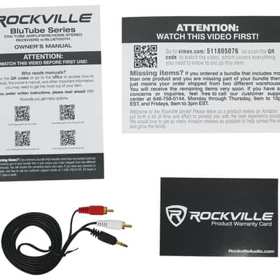Rockville BluTube Tube Amplifier/Home Theater Bluetooth Receiver+8" Speakers+Sub image 10