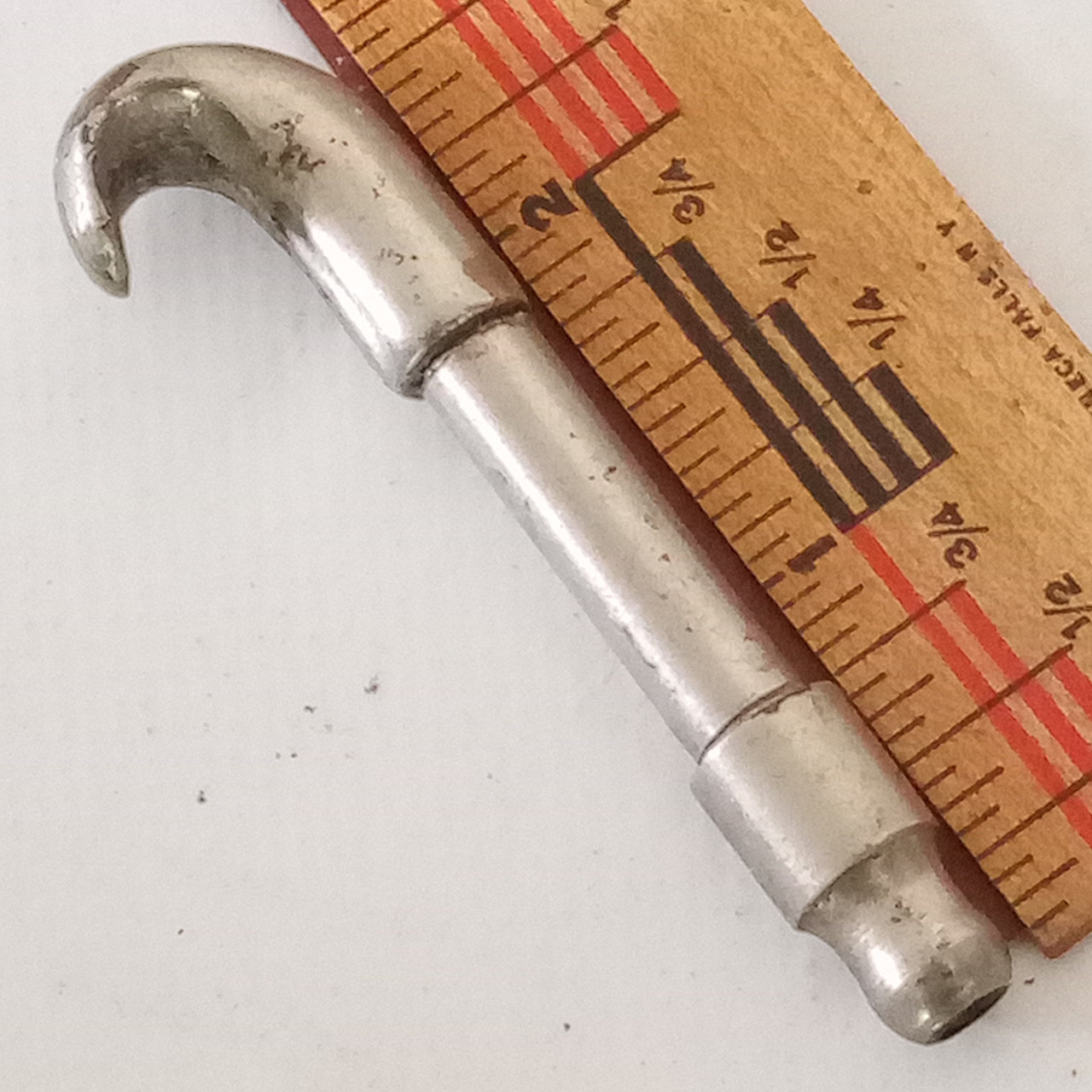 Leedy NOB 10-24 Hook-Threaded Claw Snare/Bass Drum Tension-Rod 2.5"Nickel-Brass — main photograph