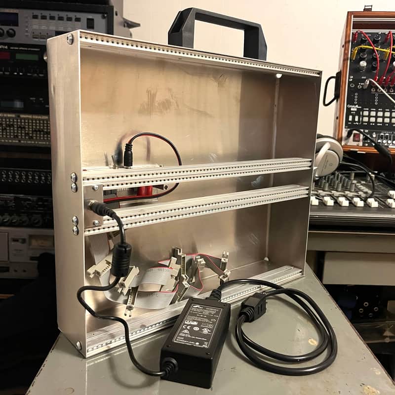 7U 70HP Eurorack Modular Aluminum Skiff Case with Power image 1