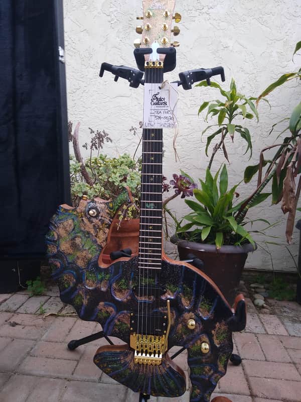 Juicy Guitars Sea Horse "New Jersey" 2021 Black Sparkling Gloss image 1