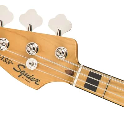 Fender Squier Classic Vibe '70s Jazz Bass Black Left-Handed Electric Bass Guitar image 5