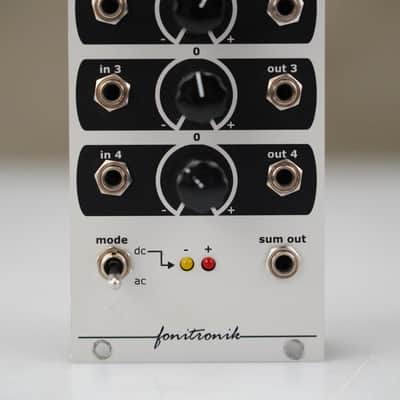 Fonitronik mh01 Attenuverting Mixer Eurorack Module w/ Box & Patch Cables #58599 image 5