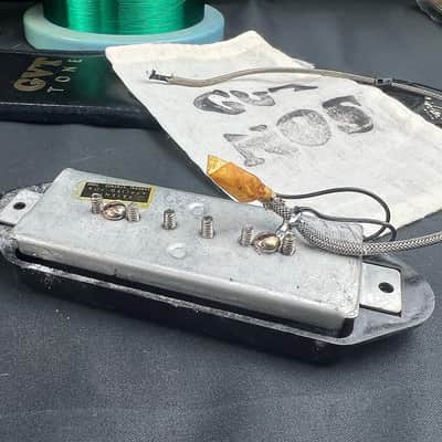 General Vintage Tone  1955 - 1957 Dogear Pickup NOS Wire Vintage Original Specs No 2 Black CAB butyrate cover image 5