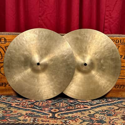 14" K Zildjian Istanbul 1960s-1970s New Stamp Hi-Hat Cymbal Pair 776g/804g *Video Demo* image 1
