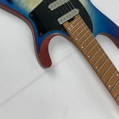 Ibanez QX54QM Blue Sphere Burst Matte BSM Q Series Quest Standard -NEW + GIG BAG - ACTUAL PICS IN AD image 13