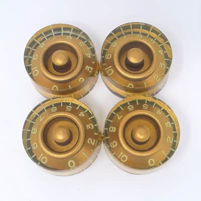 True Custom Shop® Gold Relic Embossed Speed Knob Set for Gibson USA Les Paul and SG image 1