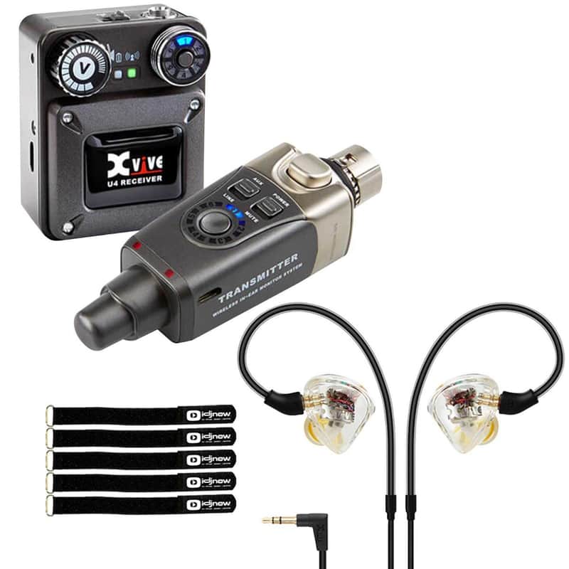 Xvive U4 Complete In-Ear Wireless System with T9 In-Ear Monitors image 1