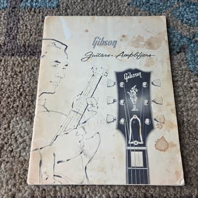 Vintage 1960 Gibson Full-Line Catalog! Rare, Original Case Candy, Paperwork! image 1
