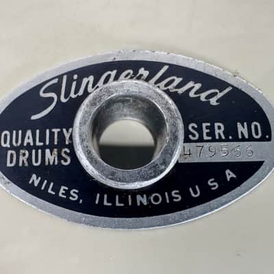Vintage 1980s Slingerland Spirit-1000 Niles USA 22x14 Bass Drum image 2