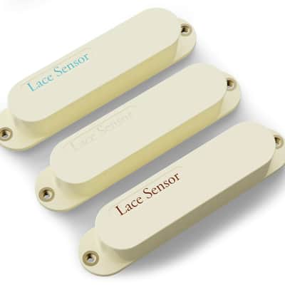 LACE Sensor "Blue Fire Set" 3-Pack Single Coil Pickups - Cream image 3