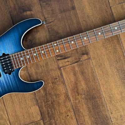 Suhr Modern Plus HSH Trans Whale Blue Burst Roasted Maple Pau Ferro Neck 87825 image 6