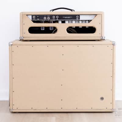 1962 Fender Bandmaster Vintage Pre-CBS Tube Amp Blonde w/ 2x12 Cab, Oxford 12L6 image 6
