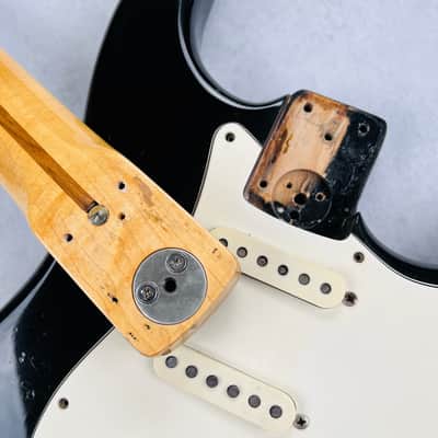 Fender Stratocaster Hardtail 1973 - Black image 9