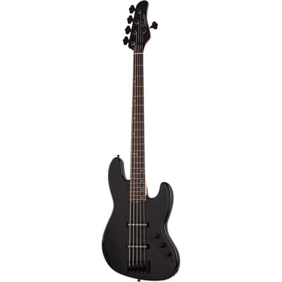 Schecter J-5 5-String Electric Bass - Gloss Black image 2