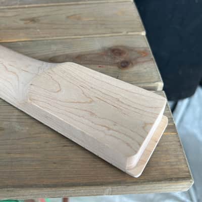 Tricked Out Guitar Tele® Telecaster Style Neck Maple Blank Paddle Headstock Unfinished image 4