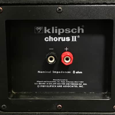 Klipsch Chorus II Speakers Pair Oiled Oak image 14