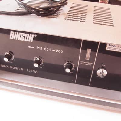 Röhrenverstärker Binson PO 601-200 70er Italien tube amp italy image 11