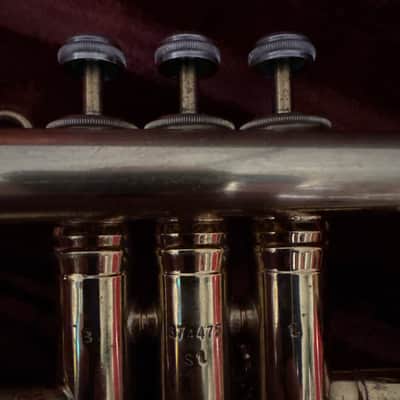 King Super 20 Bb Trumpet (1960) SN 374475 (S1 bore)(very rare)(professional) image 7