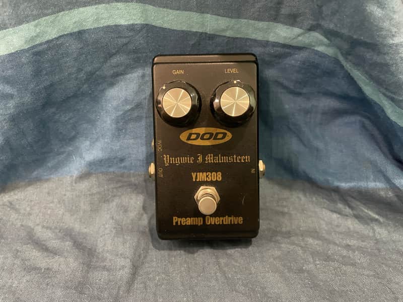 DOD YJM308 Yngwie J. Malmsteen Preamp Overdrive 2010s - Black image 1