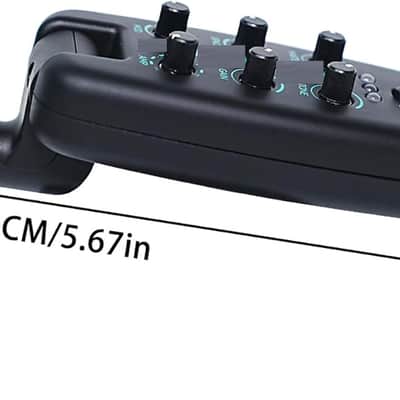 Guitar Headphone Amp, with 9 Simulation Tones,USB-Rechargeable Portable Pocket Effects Unit, with Wireless Function Supporting OTG Recording image 2