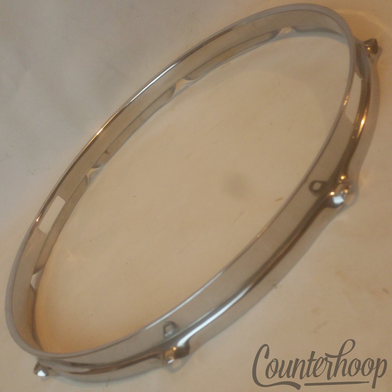 Rogers 14" Tall-Boy Holiday Snare Drum Resonant Rim/Hoop 8-Lug Cleveland USA 60s — main photograph