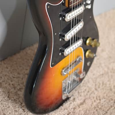 Teisco Norma EG413-3T 1960s - Sunburst - 3 pickups - MIJ image 5