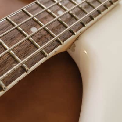 Jackson JS Series Spectra Bass JS3 Snow White 4-String Active Bass - Gold Hardware image 12