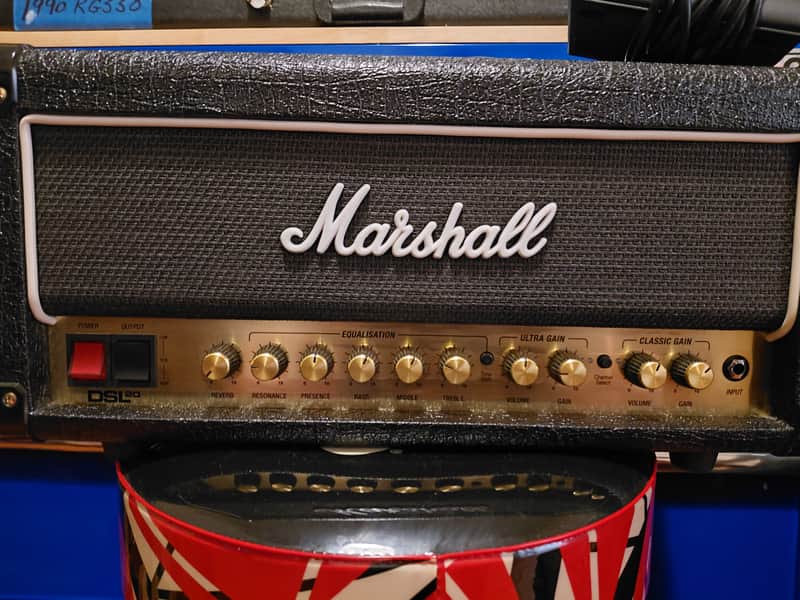 Marshall DSL20HR 2-Channel 20-Watt Guitar Amp Head 2018 - Present - Black image 1