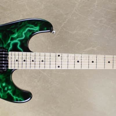 Dean USA Custom Shop 74 Green Demon NAMM Guitar image 2
