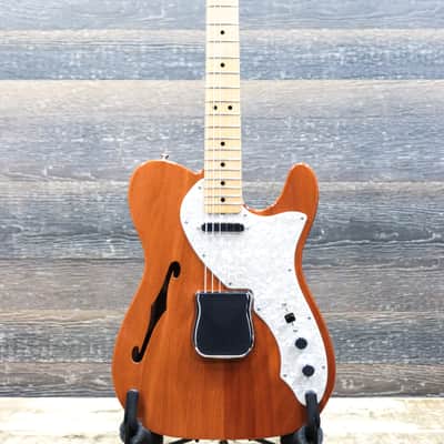 Fender Vintage Custom 1968 Tele Thinline Aged Natural Electric Guitar w/Case image 2