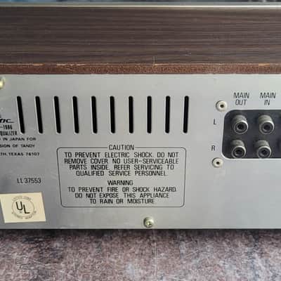 Realistic Stereo Frequency Equalizer Cat. # 31-1986 image 5