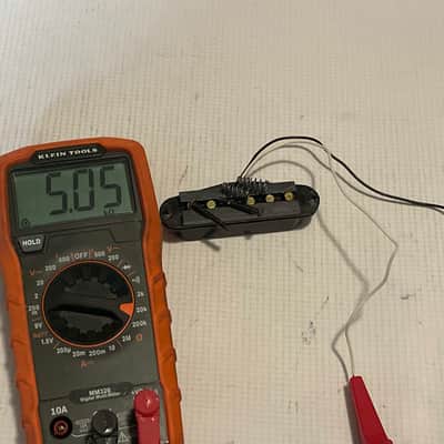 2000's Ibanez RG250DX RG Series PSNDS Black Middle Single Coil Guitar Pickup 5k image 4