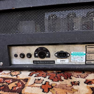Vintage 1972 Hiwatt Custom 100 100w DR103 Original UK Valve Amplifier Head 1970s image 10