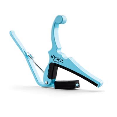 Fender x Kyser Quick-Change Electric Guitar Capo – Daphne Blue image 3