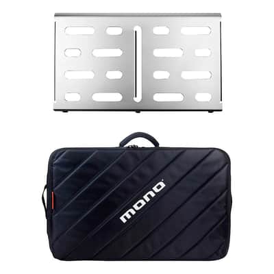 MONO Pedalboard Medium, Silver + M80 Tour Ver 2.0 Accessory Case, Black image 1