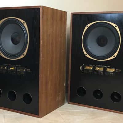 Tannoy SGM 1000 Walnut Super Gold Monitor Speakers Pair Pro Audio Equipment image 3