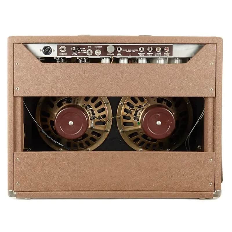 Fender Vibroverb 6G16 Brownface 40-Watt 2x10" Guitar Combo 1963 image 2