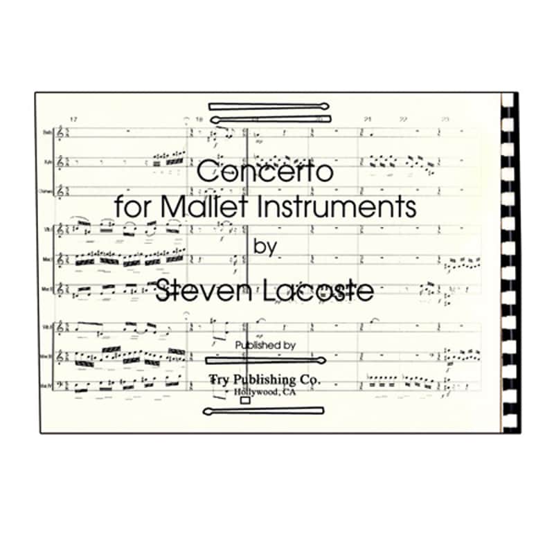 Concerto For Mallets - by Steve LaCoste - TRY1050 image 1
